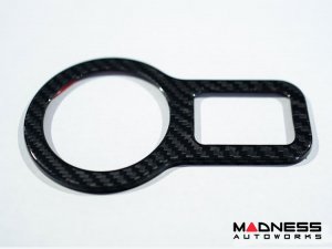 Maserati Ghibli Interior Trim - Carbon Fiber - Headlight Switch Trim Cover - Feroce Carbon Maserati Ghibli Interior Trim - Carbon Fiber - Headlight Switch Trim Cover - Feroce Carbon